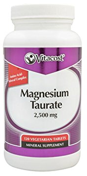 Vitacost Magnesium Taurate -- 120 Vegetarian Tablets