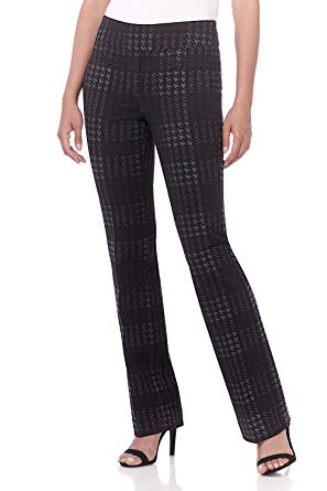 Rekucci Women's Secret Figure Pull-On Knit Bootcut Pant w/Tummy Control