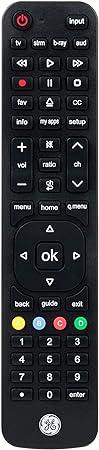 GE 4-Device Replacement Remote for LG Compatible with LED LCD HD UHD 4K HDR Smart TVs Plus Universal Remote Control Function for Streaming Players, Sound Bars, Blu-ray, DVD, and More, 57818