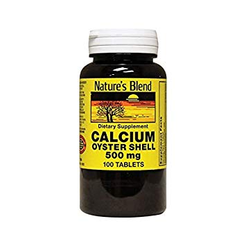 Oyster Shell Calcium 500 mg 100 Tabs