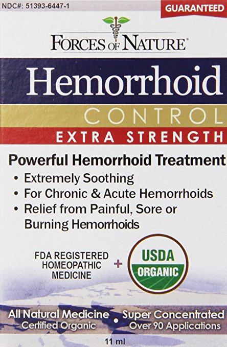 Forces of Nature Hemorrhoid Extra Strength, 11 ml