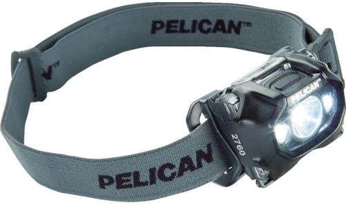 Pelican PP027600-0102-110 2760C Head Light Black LED Tactical Flashlights