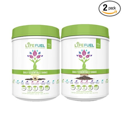 LYFE FUEL | All-in-One Meal Replacement Shake for Natural Weight Loss and an Active Lifestyle. Low Carb, Plant-Based Protein Powder Made From Organic Greens & Superfoods, Vegan, NON-Soy, Dairy, & Whey