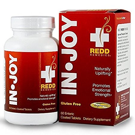 Redd Remedies In Joy - Promotes Healthy Levels Of Neurotransmitters - Contains Mood Lifting Herbs - Supports Healthy Mood Regulation - Promotes Emotional Strength - 60 Enteric Coated Tablets