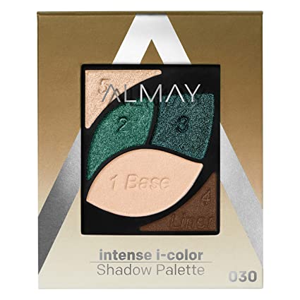 Almay Intense I-Color Enhancing Eyeshadow Palette, Longlasting Primer Enriched Eye Makeup with Antioxidant Vitamin E, Hypoallergenic and Cruelty Free, 030 Hazel Eyes, 0.1 oz.