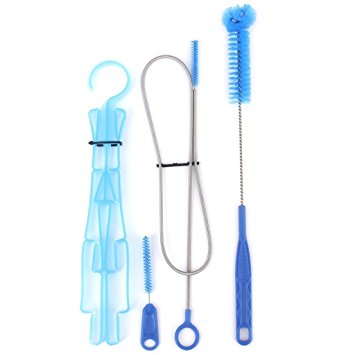 Hydration Pack Bladder Tube Cleaning Cleaner Brush and Drying Kit