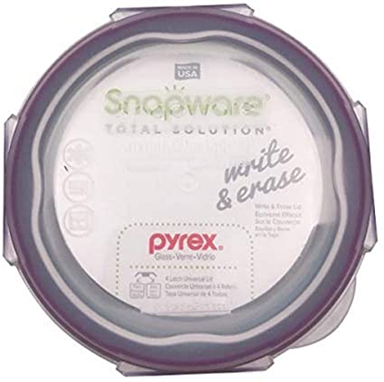 Snapware 1-Cup Total Solution Round Food Storage Container, Glass