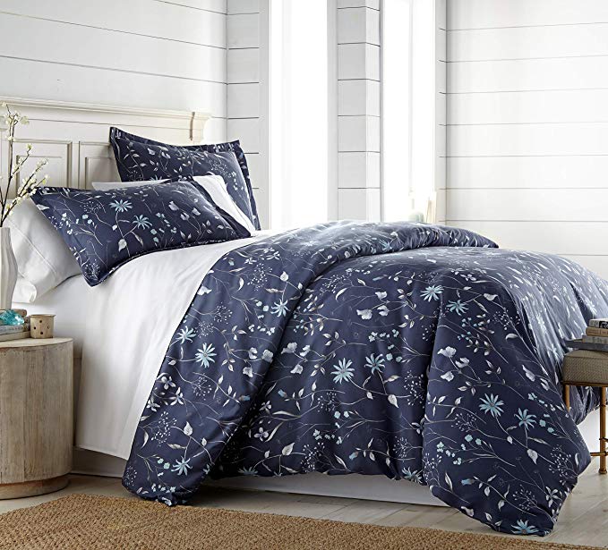 Southshore Fine Living, Inc. The Secret Meadow Collection Comforter Sets, 3 Piece Set, Full/Queen, Blue
