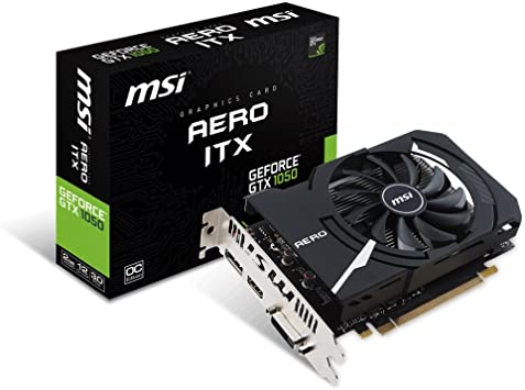 MSI - Gaming Graphics Card MSI 912-V809-2484 GTX 1050 AERO ITX 2 GB DDR5 |