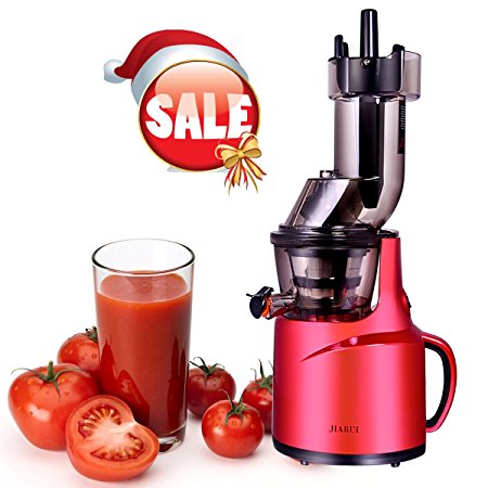 Slow Masticating Juicer Extrator, 82MM Wide Feed Chute,240W AC Motor, High Nutrient Fruit and Vegetable Juice