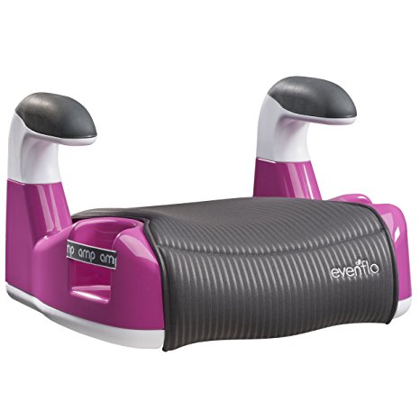 Evenflo Amp Performance No Back Booster Car Seat, Pink