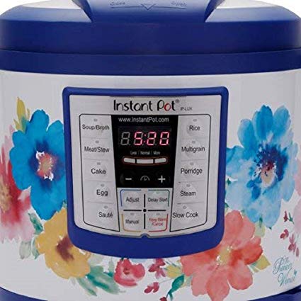 Instant Pot Pioneer Woman LUX60 Breezy Blossoms 6 Qt 6-in-1 Multi-Use Programmable Pressure Cooker, Slow Cooker, Rice Cooker, Saute, Steamer, and Warmer