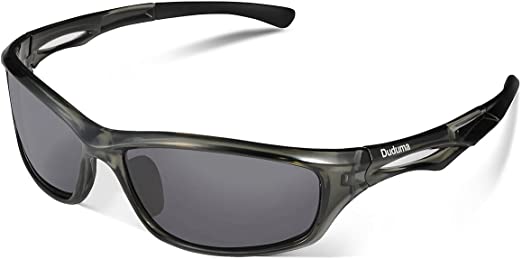 Duduma Polarized Sports Sunglasses for Men Women Running Cycling Fishing Golf Tr90 Unbreakable Frame