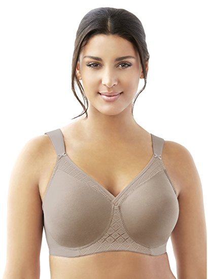 Glamorise Women's Plus-Size T-Shirt Bra with Seamless Straps