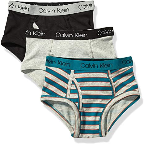 Calvin Klein Boys' Modern Cotton Assorted Briefs Underwear, Multipack