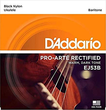 D'Addario EJ53B Pro-Arté Rectified Ukulele Strings, Baritone