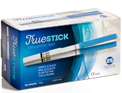 Ovulation Tests Fertility Tests For Women Trying to Conceive Box of 25 Ovulation Tests By TrueStick
