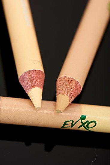 EVXO Duo Concealer/Highlighter Pencil, 95% Organic, Vegan, Cruelty-Free, Gluten Free