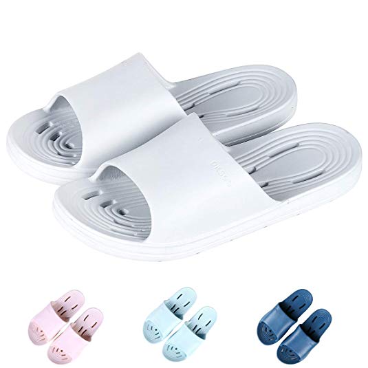 Giway Womens Bathroom Shower Sandal Quick Dry EVA Bath Slippers House Shoes