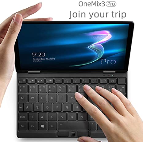 One Netbook One Mix 3 PRO Yoga 8.4" Mini Pocket Laptop Intel 10th CPU CoRE I5-10210Y 4 Cores 8 Threads Ultrabook UMPC Win 10 Home,2560X1600 Touch Screen Tablet PC 16GB RAM/512GB Storage