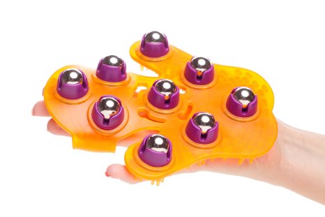 9 Ball MASSAGE GLOVE: The Most ENJOYABLE Self Massage tool   INSTRUCTIONAL VIDEO. Portable self myofascial release tool and brings TONS of PLEASURE and FUN - use on YOURSELF or FRIENDS!