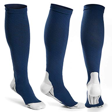 3 Pairs Compression Socks Women and Men - Athletic Fit For Running,Travel,Recovery,Pregnancy & Medical