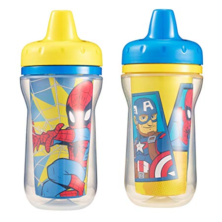 The First Years 2 Piece Insulated Sippy Cup, Marvel