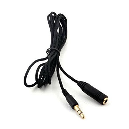 1.5m 5ft Stereo Headphone Extension Cord 3.5mm Male to 3.5mm Female Cable