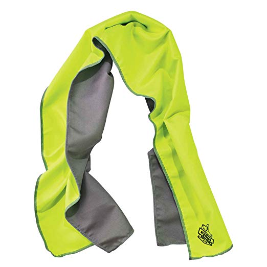 Chill-Its 6602MF Evaporative Microfiber Cooling Towel, Lime