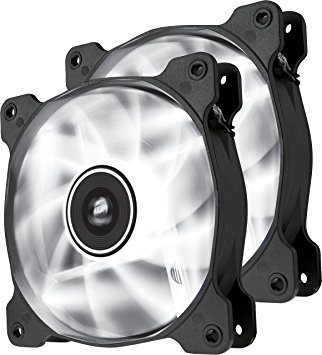 Corsair  Air Series SP 120 LED White High Static Pressure Fan Cooling - twin pack