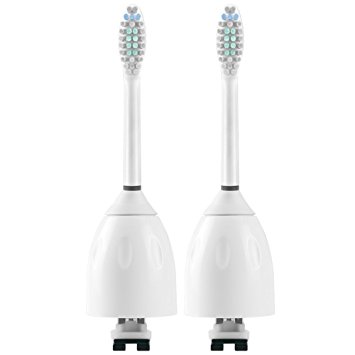2NICE Replacement Brush Heads for Philips Sonicare Electric Toothbrush E-Series Advance Cleancare Elite Essence Xtreme (2 packs)