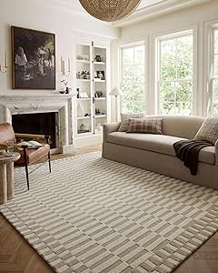 Loloi Chris Loves Julia Bradley Collection BRL-02 Ivory/Beige 2'-6" x 9'-9" Runner Rug