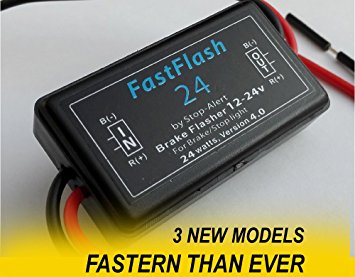 FastFlash 24 Brake Light Strobe Flasher NEW GENERATION 24 watts 12-24V - Fast, Fast, really FAST!
