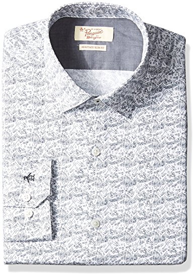 Original Penguin Men's Slim Fit Performance Dress Shirt