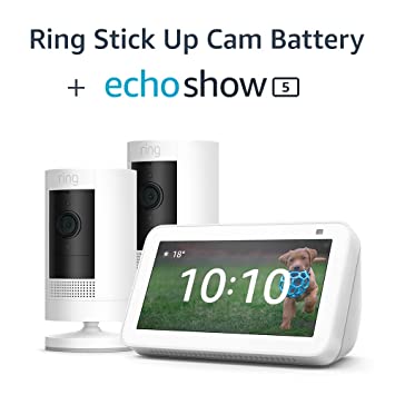 2x Ring Stick Up Camera Battery   Echo Show 5 (2nd Gen)