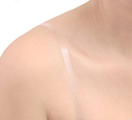 3/8'' & 5/8'' & 3/4'' Matte Invisible Clear Replacement Bra Straps 1 pair