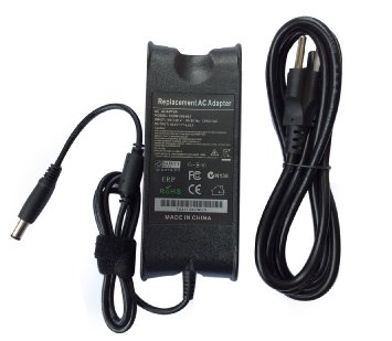 Rosefray Replacement 195V 462A 90W AC Adapter Laptop Charger Power Supply with US Cord For Dell Inspiron 15 3000 Series 15-3542 15-5547 15-3537 74mm50mm PC Main