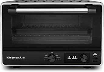 KitchenAid KCO211BM Digital Countertop Toaster Oven, Black Matte