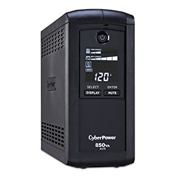 CyberPower CP850AVRLCD Intelligent LCD UPS 850VA 510W AVR Mini-Tower