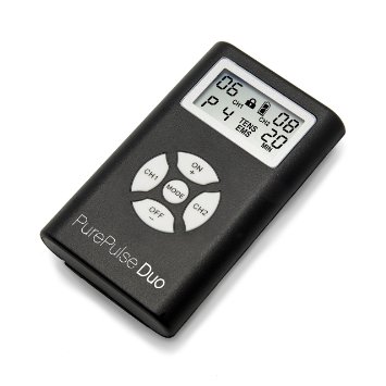 PurePulse Duo EMS and TENS Combo Device - The First FDA-Approved TENS and EMS All-in-one Unit on the Market - Clinically Proven to Relieve Pain Stimulate and Exercise Muscles Increase Blood Flow and More