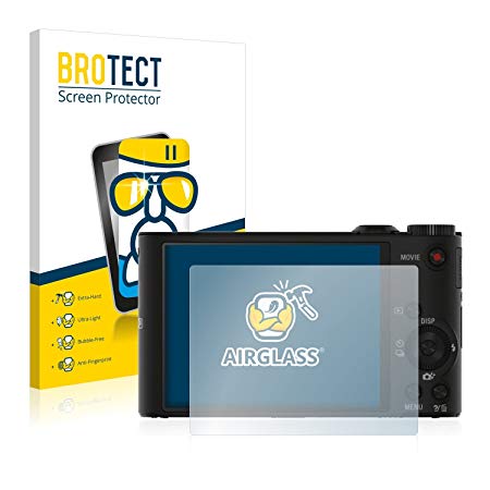 BROTECT Glass Screen Protector for Sony Cyber-Shot DSC-WX350 - Flexible 9H Airglass