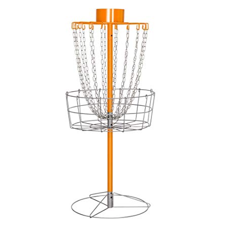 Yaheetech 18 Chain Portable Disc Golf Basket Target- Golf Goals Baskets Practice Sets