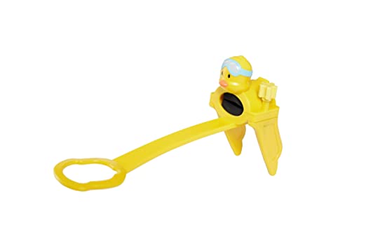 Aqueduck Faucet Handle Extender. A Safe Fun and Kid Friendly Hand Washing Solution. Connects to Sink to Make Washing Hands Fun and Teaches your Baby or Child Good Habits (Single Handle Faucets. Yellow)