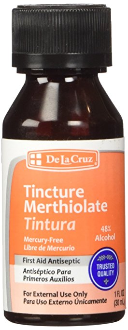 Merthiolate - Tincture - Antiseptic - Tintura - 1 fl oz (30ml)