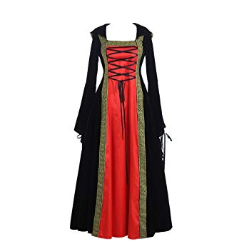 CosplayDiy Women's Medieval Renaissance Retro Gown Cosplay Costume Dress