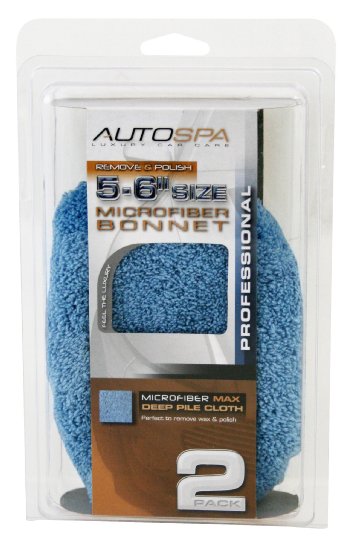 Carrand 40406AS AutoSpa Microfiber 5-6" Polishing Bonnet