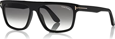 Tom Ford FT0628 Cecilio-02 Geometric Sunglasses for Men   BUNDLE with Designer iWear Complimentary Eyewear Care Kit