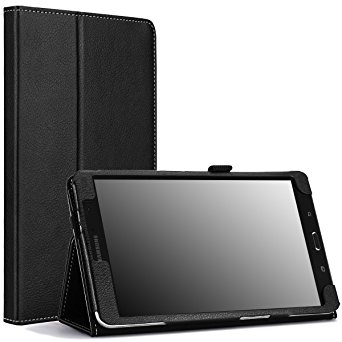 Moko Samsung Galaxy Tab PRO 8.4 Case - Slim Folding Cover Case for Galaxy TabPRO 8.4 Android Tablet, BLACK (With Smart Cover Auto Wake / Sleep. WILL NOT Fit Samsung Galaxy Tab 4 8.0)