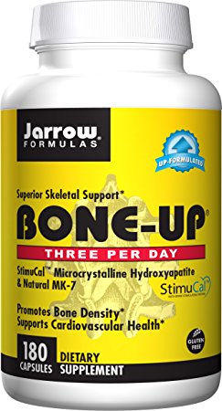 Jarrow Formulas Bone-Up for Bone Density and Cardiovascular Health Capsules, 180 Count