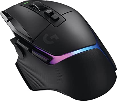 Logitech G502 X PLUS LIGHTSPEED Wireless RGB Gaming Mouse - Optical mouse with LIGHTFORCE hybrid switches, LIGHTSYNC RGB, HERO 25K gaming sensor, compatible with PC - macOS/Windows - Black